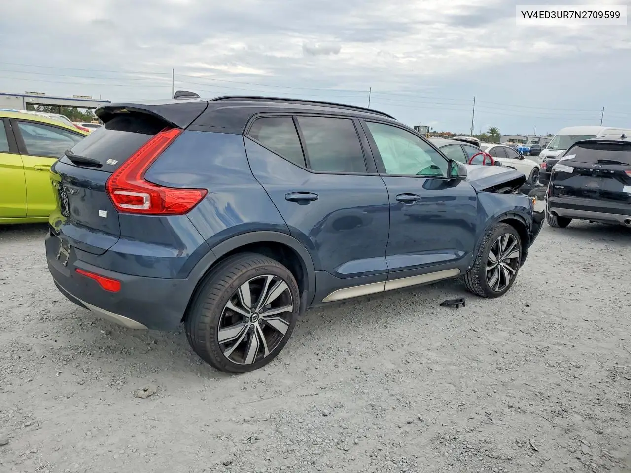 2022 Volvo Xc40 P8 Recharge Plus VIN: YV4ED3UR7N2709599 Lot: 53322536