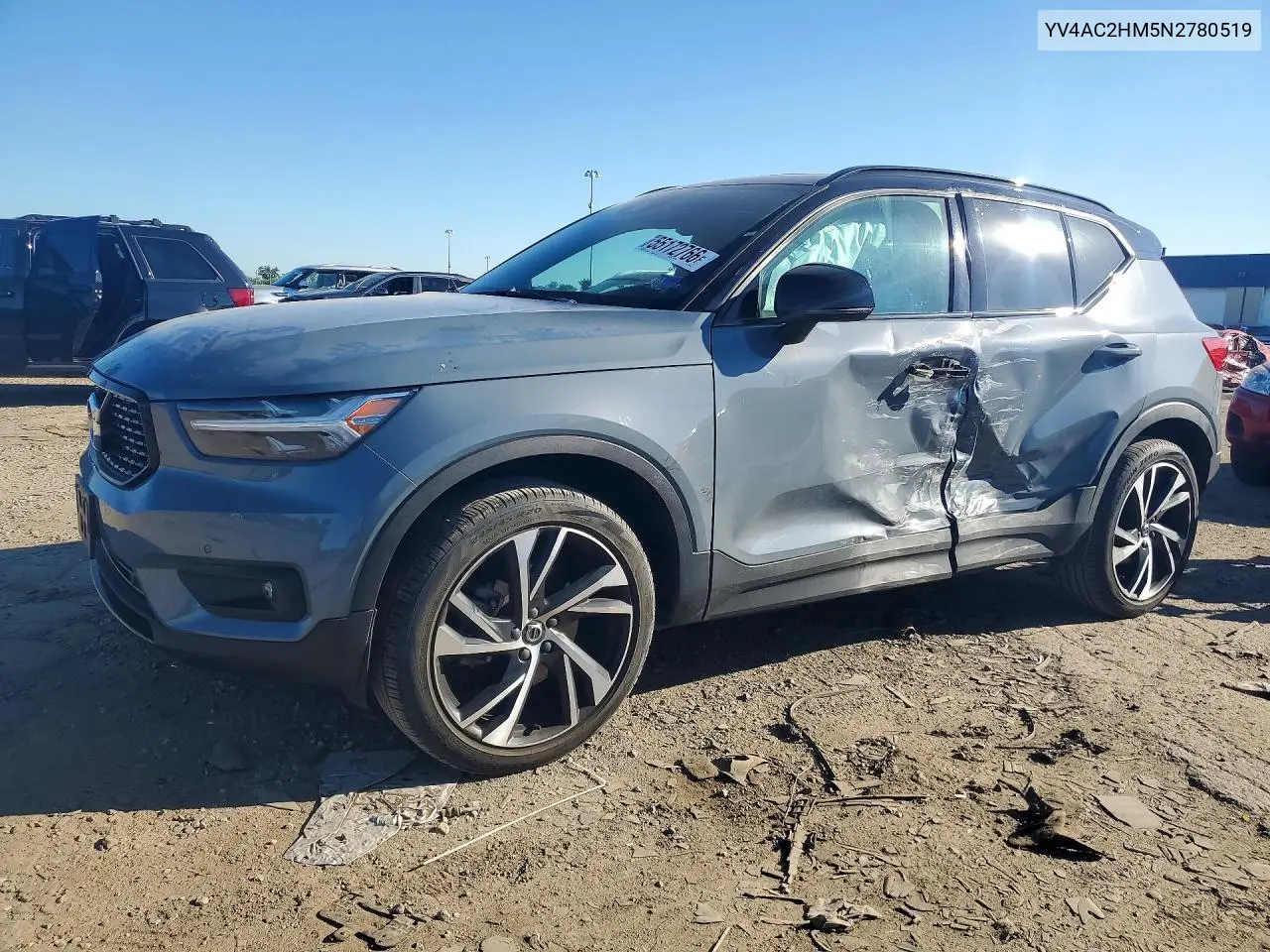 2022 Volvo Xc40 T4 R-Design VIN: YV4AC2HM5N2780519 Lot: 55172766