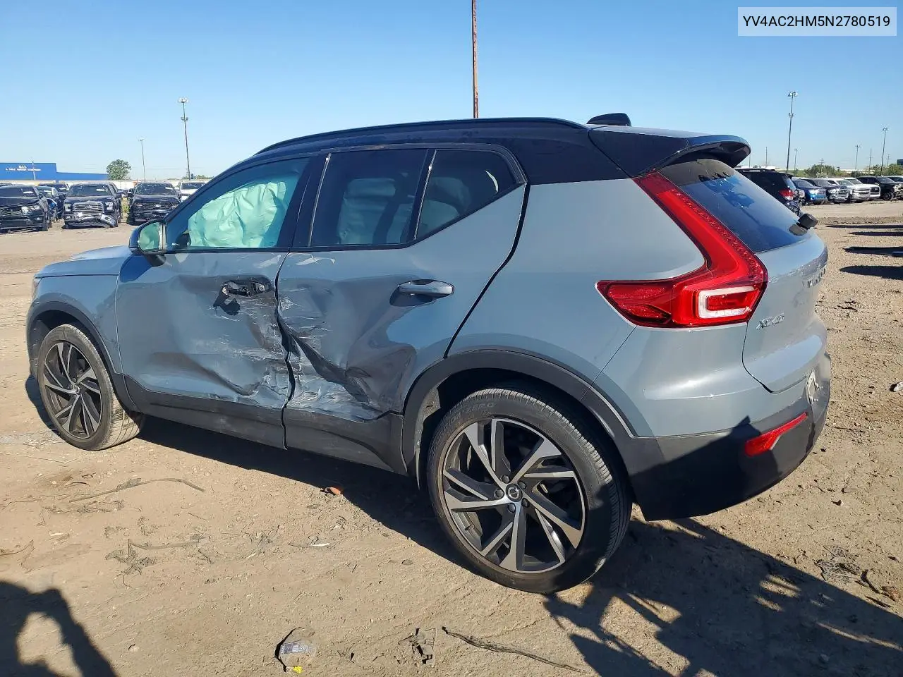 2022 Volvo Xc40 T4 R-Design VIN: YV4AC2HM5N2780519 Lot: 55172766
