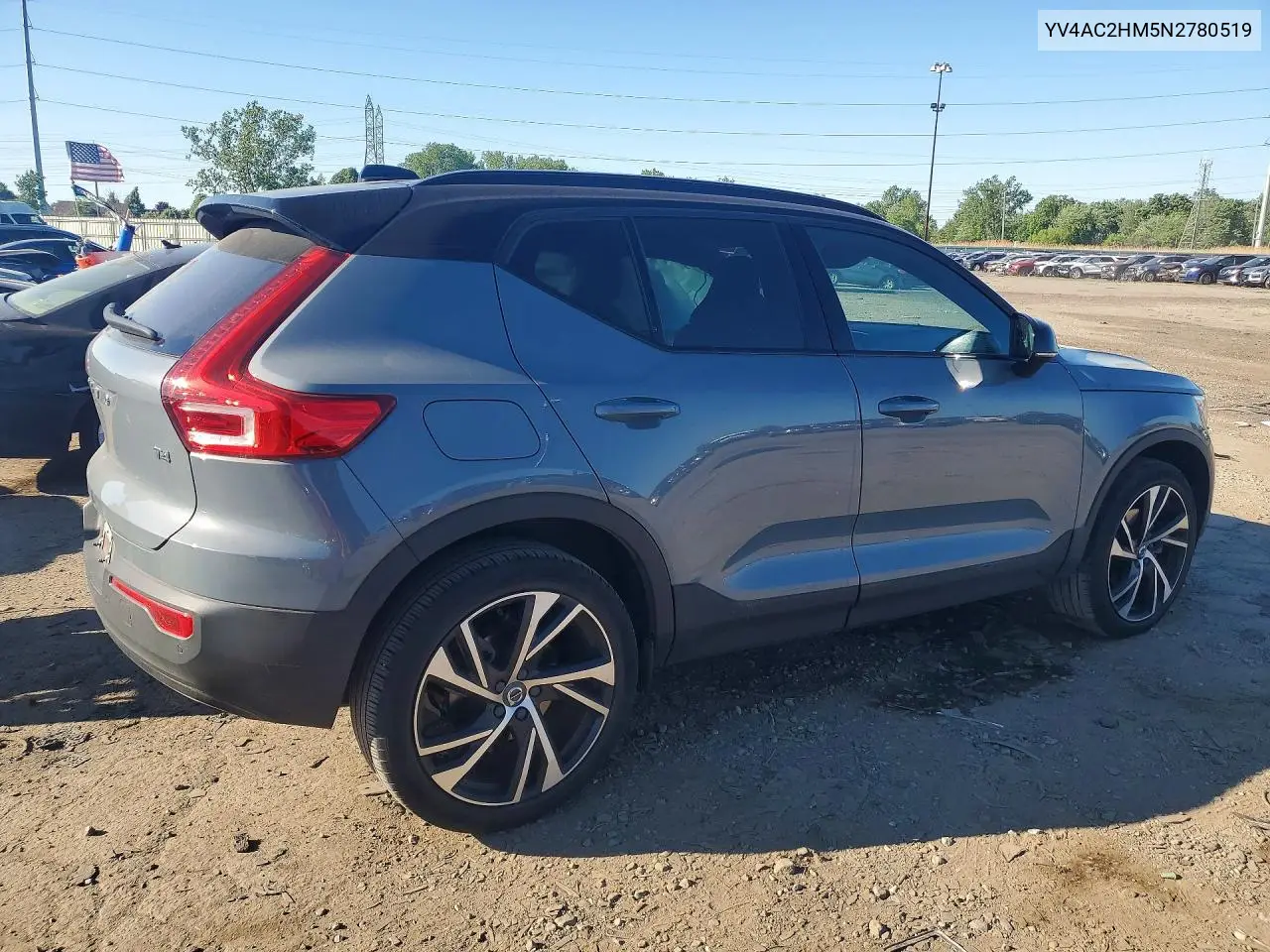 2022 Volvo Xc40 T4 R-Design VIN: YV4AC2HM5N2780519 Lot: 55172766