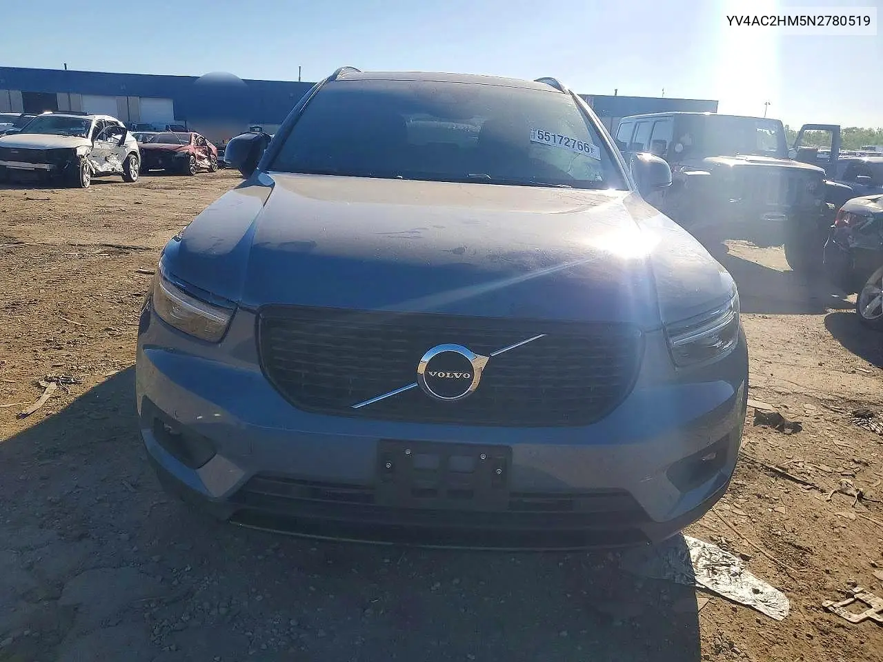 2022 Volvo Xc40 T4 R-Design VIN: YV4AC2HM5N2780519 Lot: 55172766