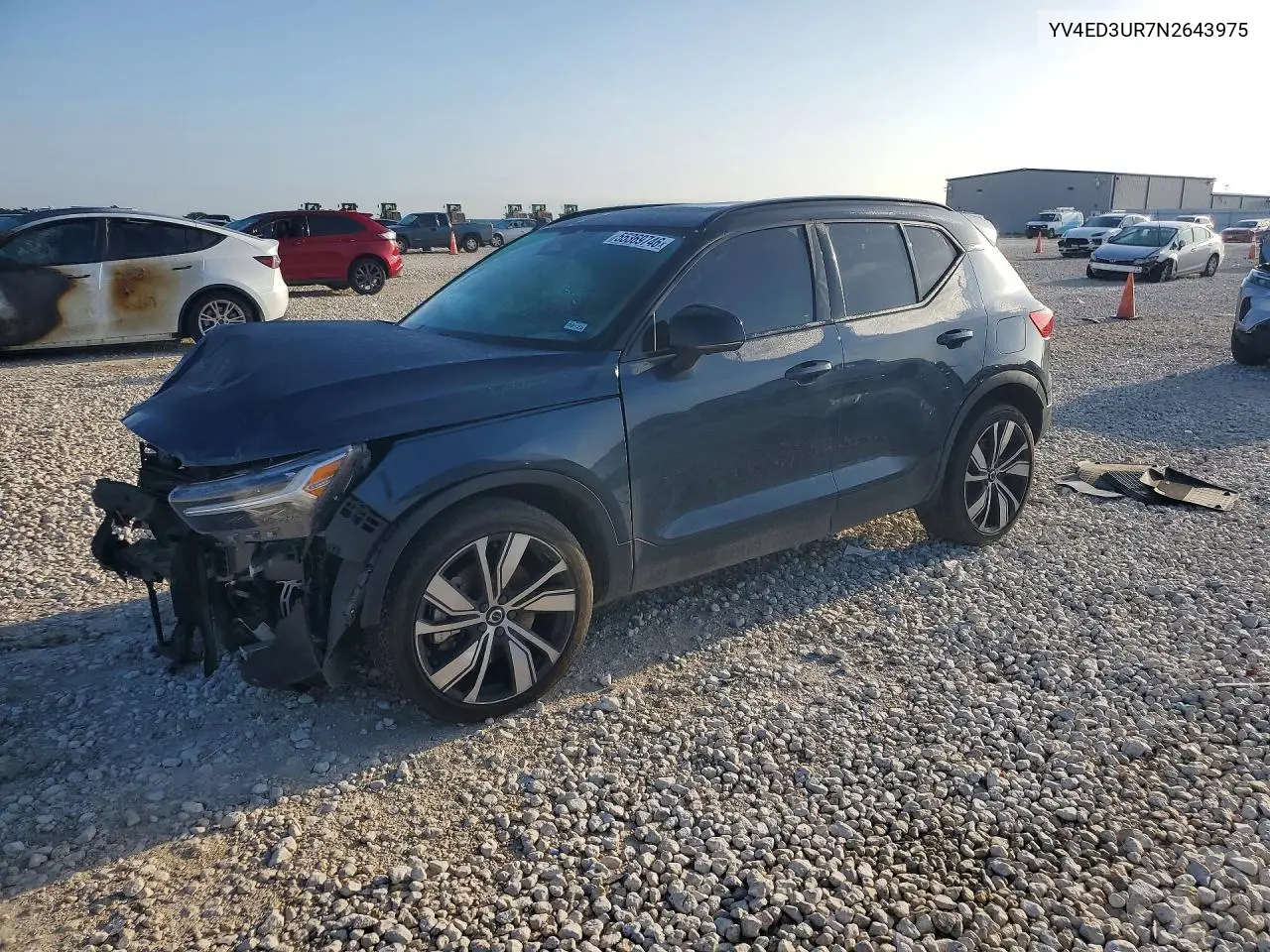 2022 Volvo Xc40 P8 Recharge Plus VIN: YV4ED3UR7N2643975 Lot: 55369746