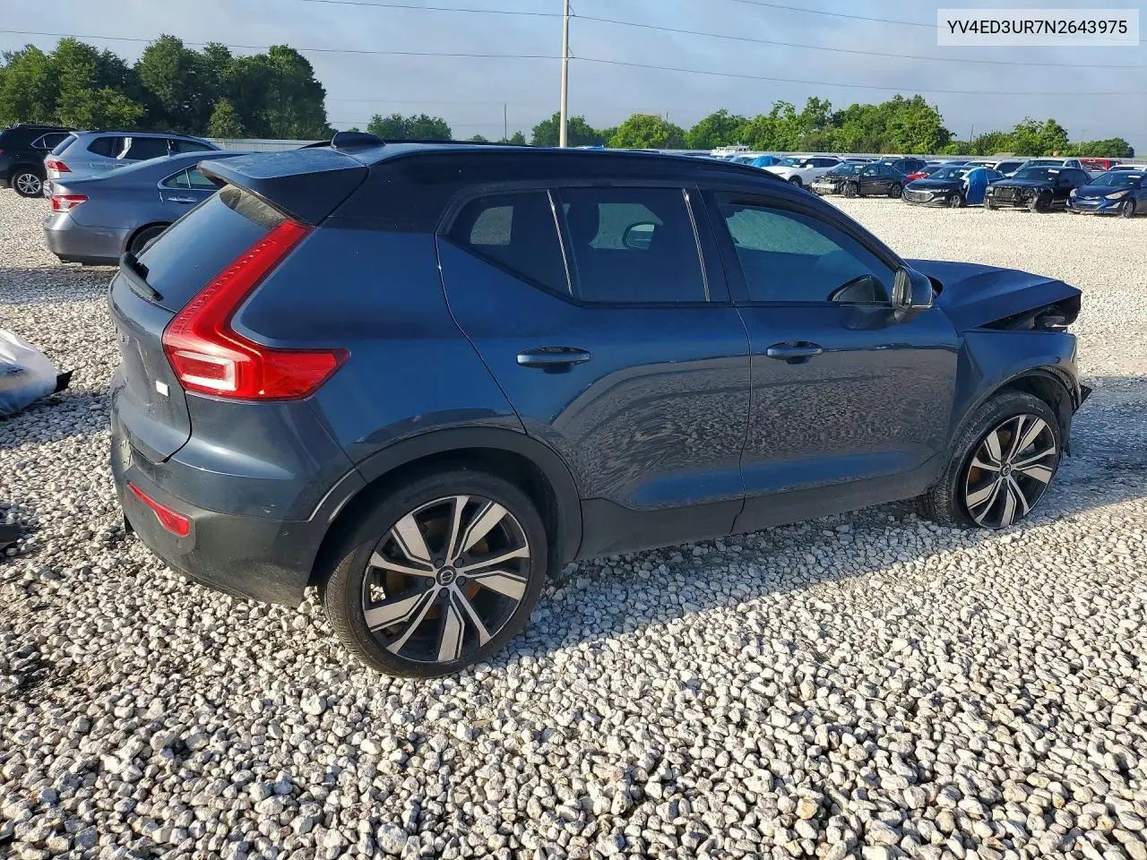 2022 Volvo Xc40 P8 Recharge Plus VIN: YV4ED3UR7N2643975 Lot: 55369746