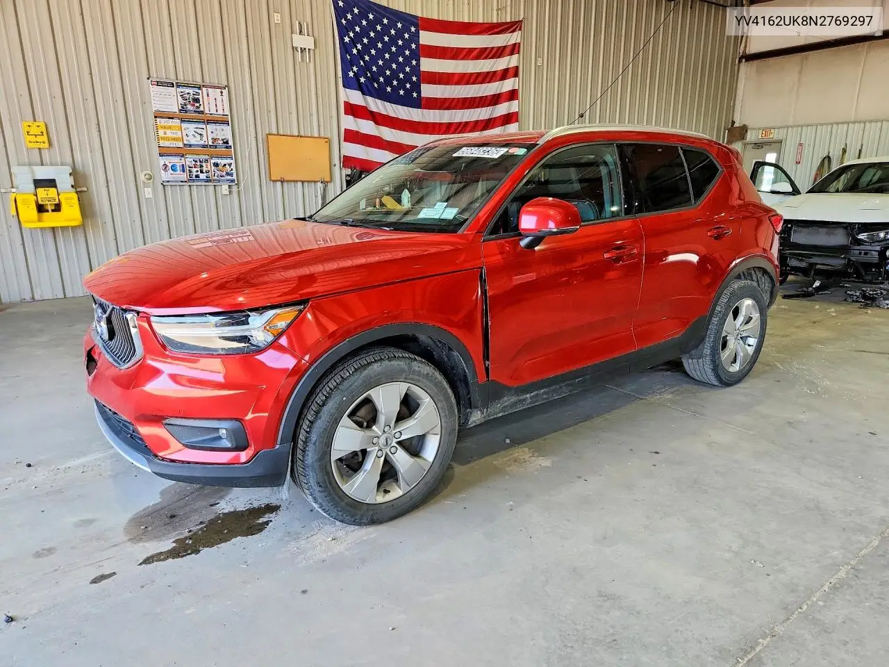 2022 Volvo Xc40 T5 Momentum VIN: YV4162UK8N2769297 Lot: 56848236