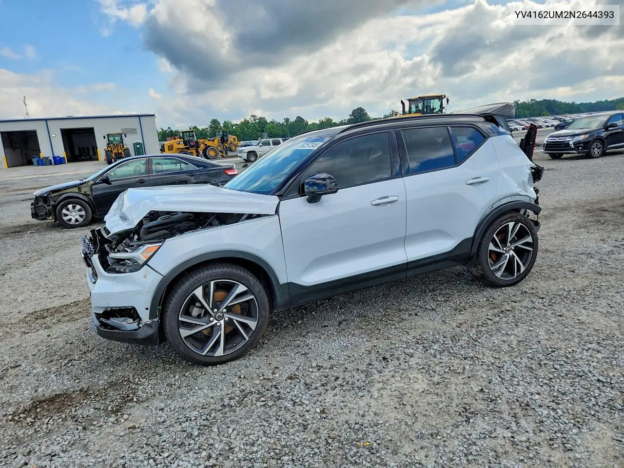 2022 Volvo Xc40 T5 R-Design VIN: YV4162UM2N2644393 Lot: 58257346