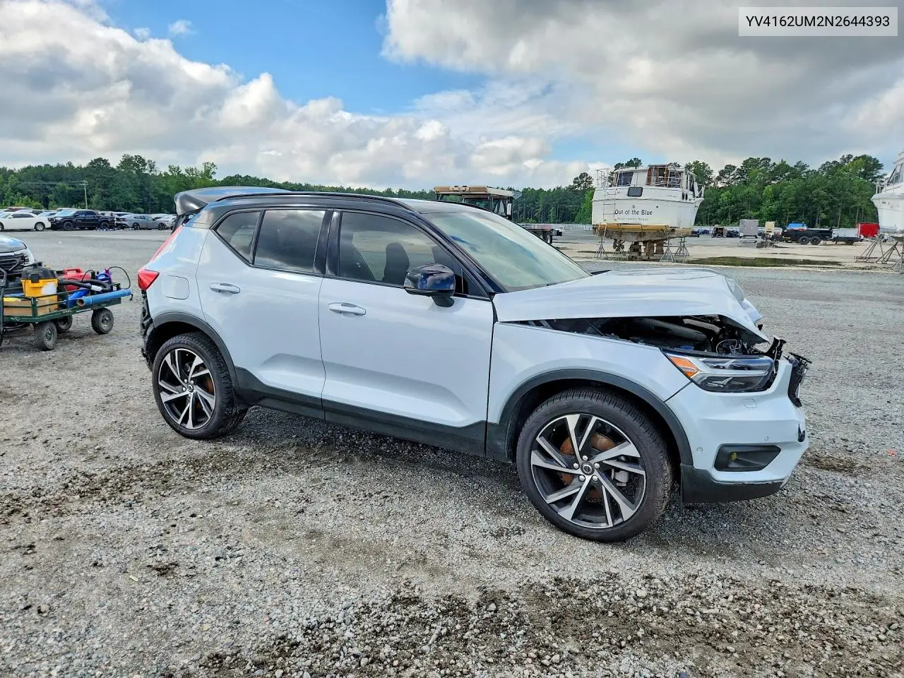 2022 Volvo Xc40 T5 R-Design VIN: YV4162UM2N2644393 Lot: 58257346