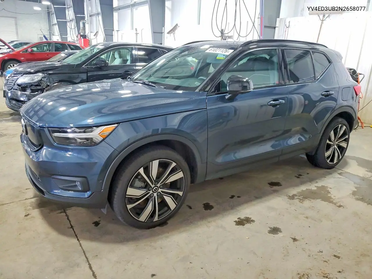 2022 Volvo Xc40 P8 Recharge Ultimate VIN: YV4ED3UB2N2658077 Lot: 61021126