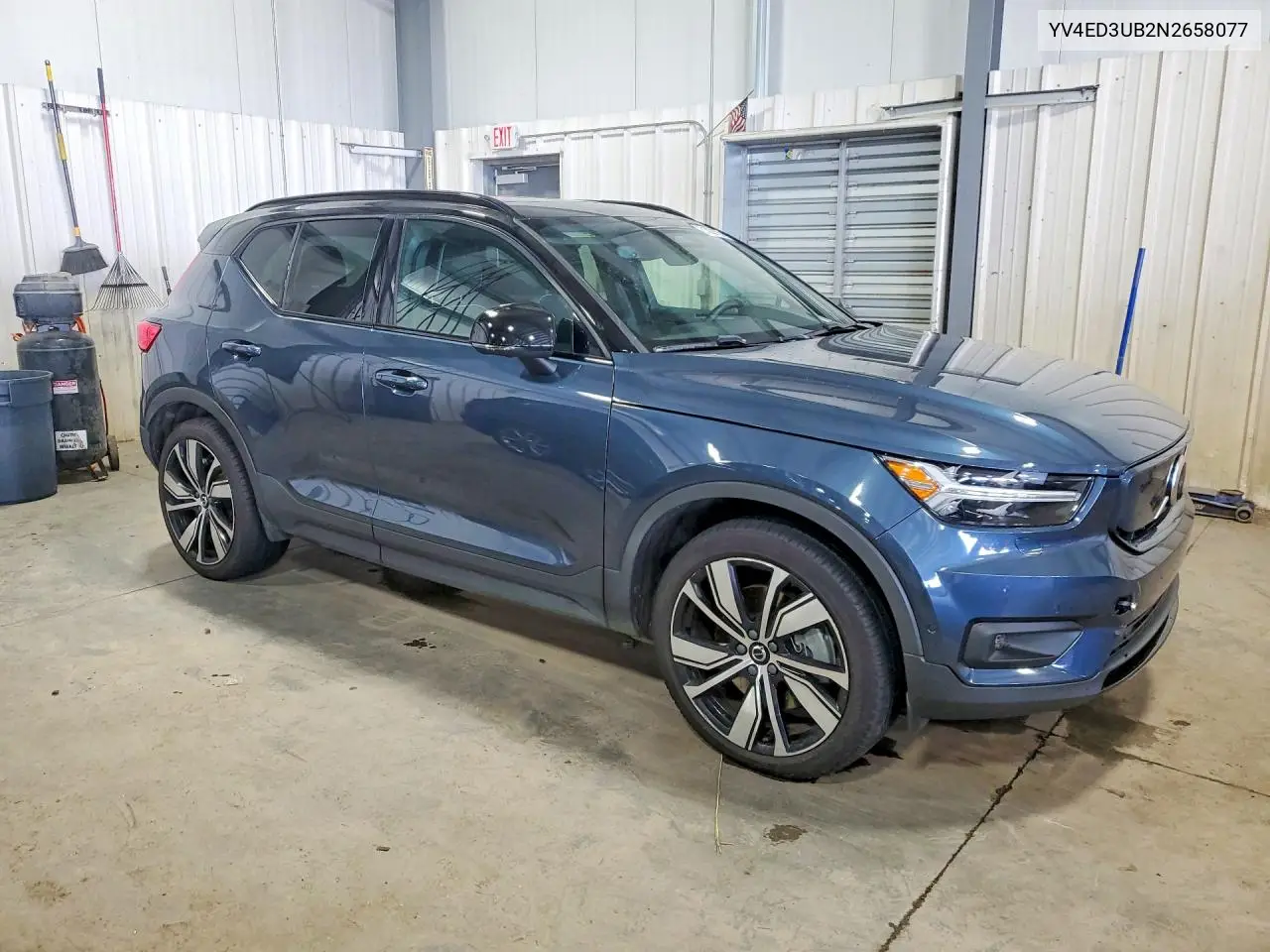 2022 Volvo Xc40 P8 Recharge Ultimate VIN: YV4ED3UB2N2658077 Lot: 61021126