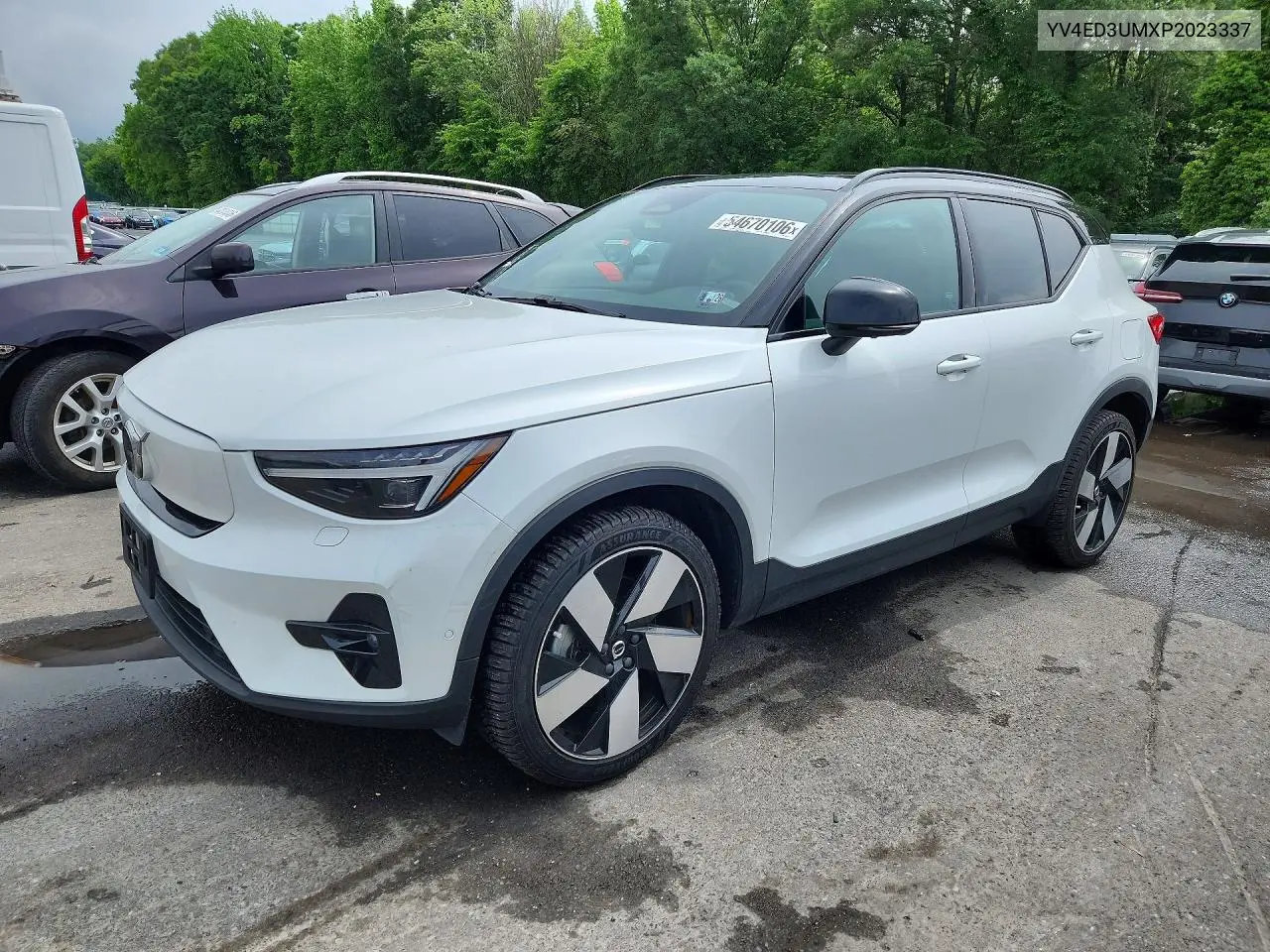2023 Volvo Xc40 Recharge Ultimate VIN: YV4ED3UMXP2023337 Lot: 54670106