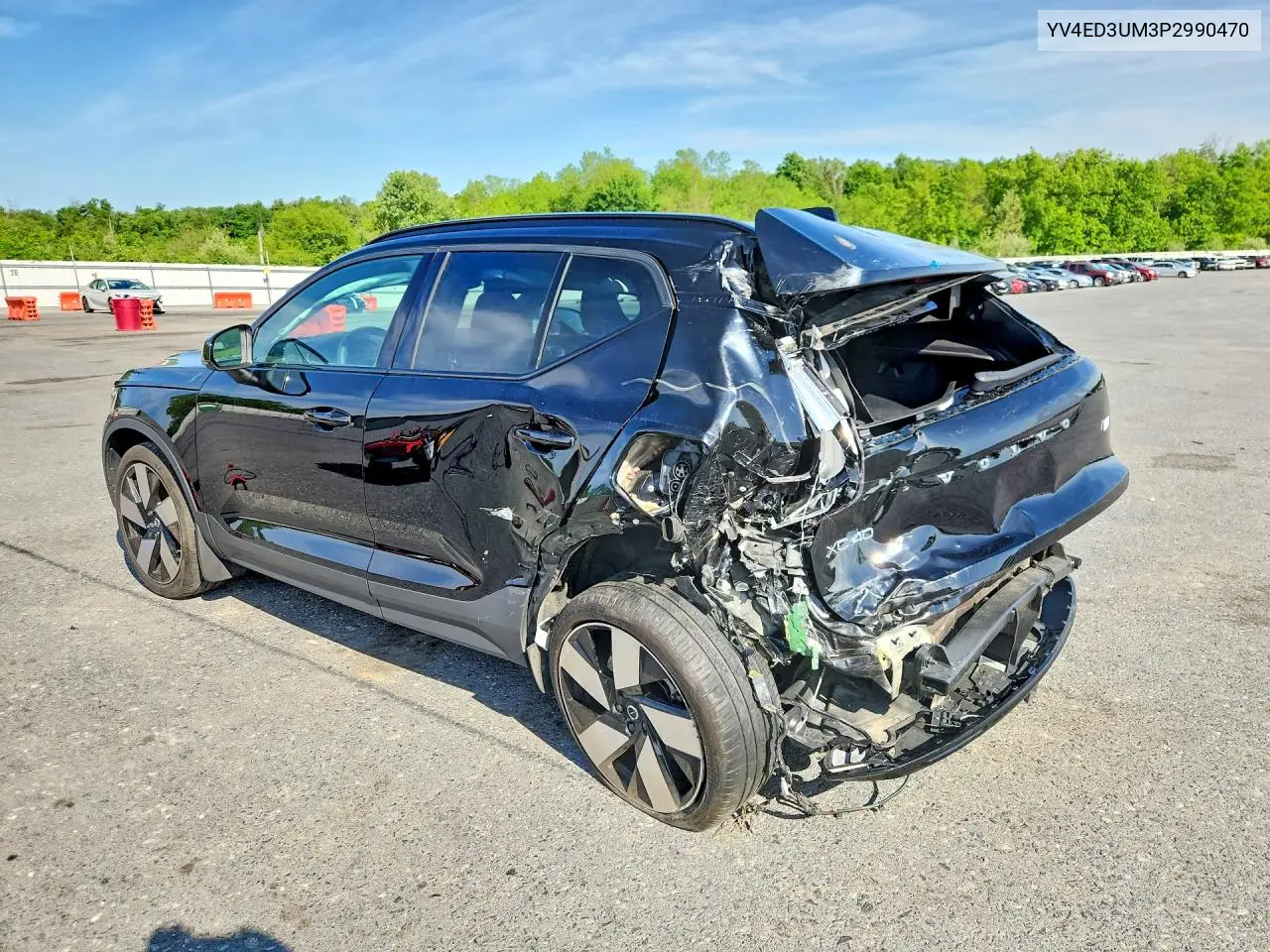 2023 Volvo Xc40 Recharge Ultimate VIN: YV4ED3UM3P2990470 Lot: 55135356