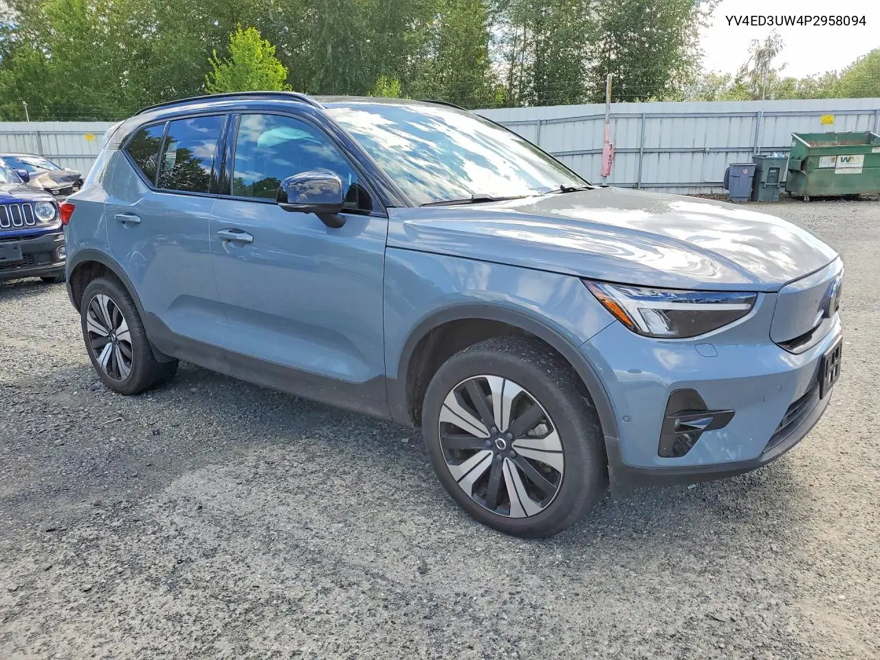 2023 Volvo Xc40 Recharge Plus VIN: YV4ED3UW4P2958094 Lot: 57093026