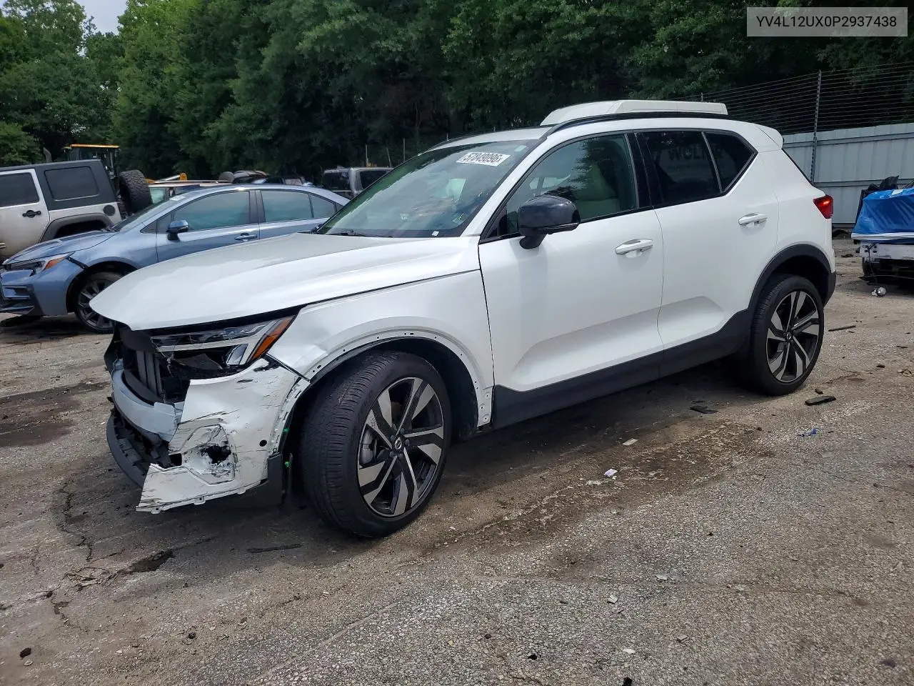 2023 Volvo Xc40 Ultimate VIN: YV4L12UX0P2937438 Lot: 57849096