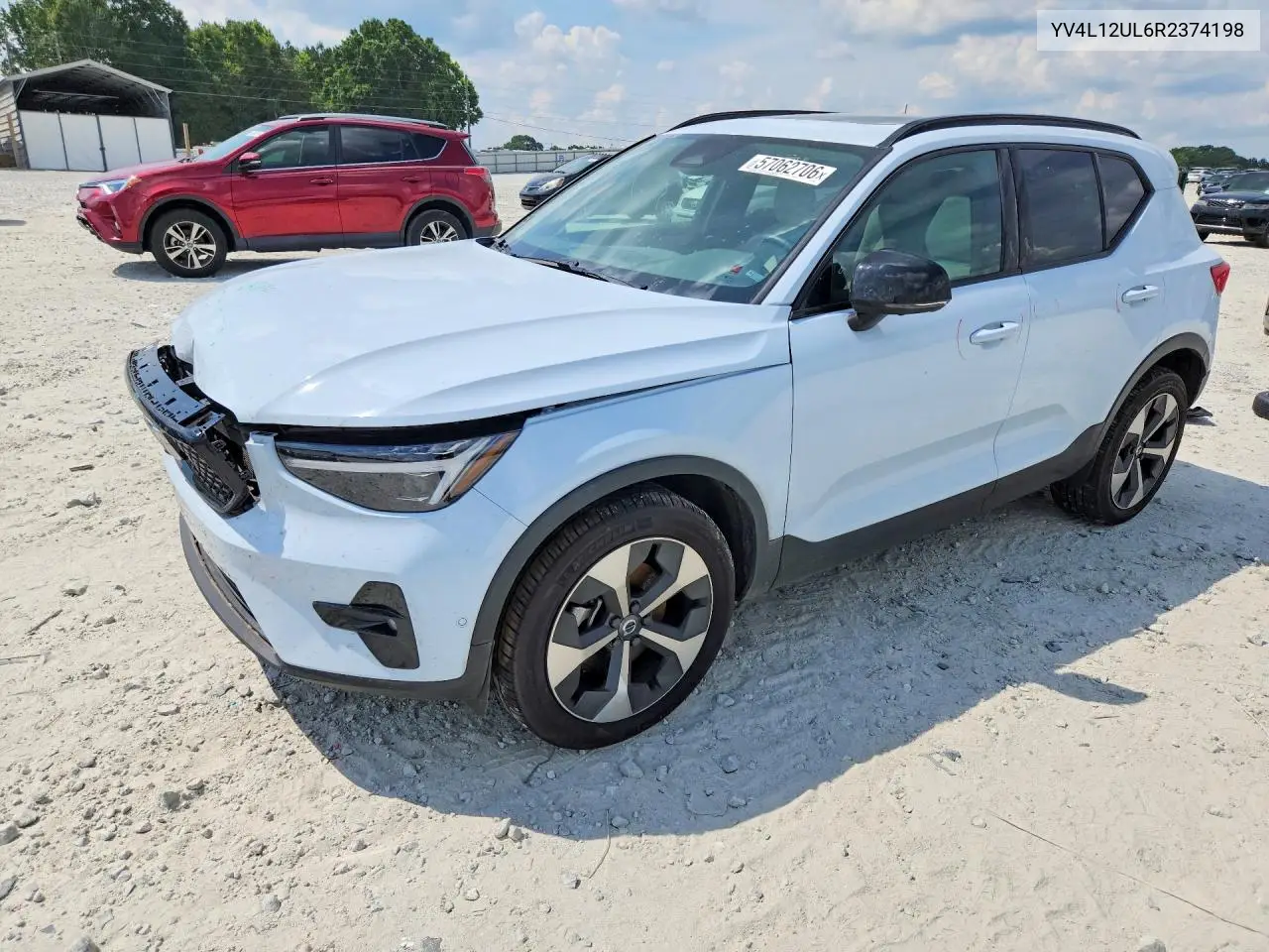 2024 Volvo Xc40 Plus VIN: YV4L12UL6R2374198 Lot: 57062706