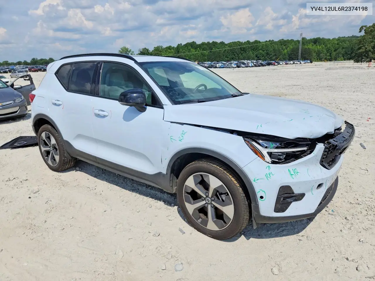 2024 Volvo Xc40 Plus VIN: YV4L12UL6R2374198 Lot: 57062706