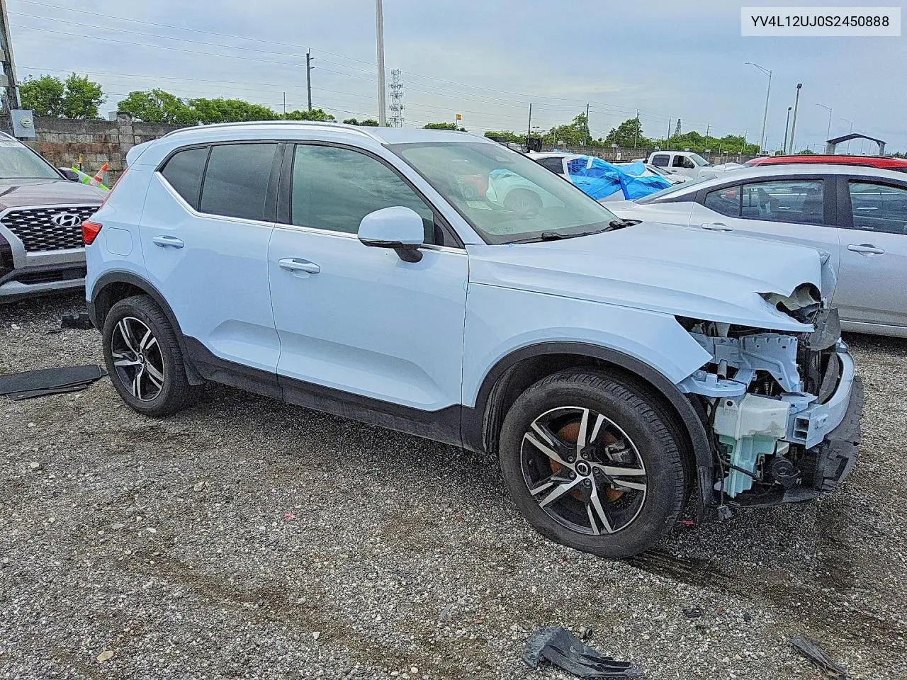 2025 Volvo Xc40 Core VIN: YV4L12UJ0S2450888 Lot: 54247596