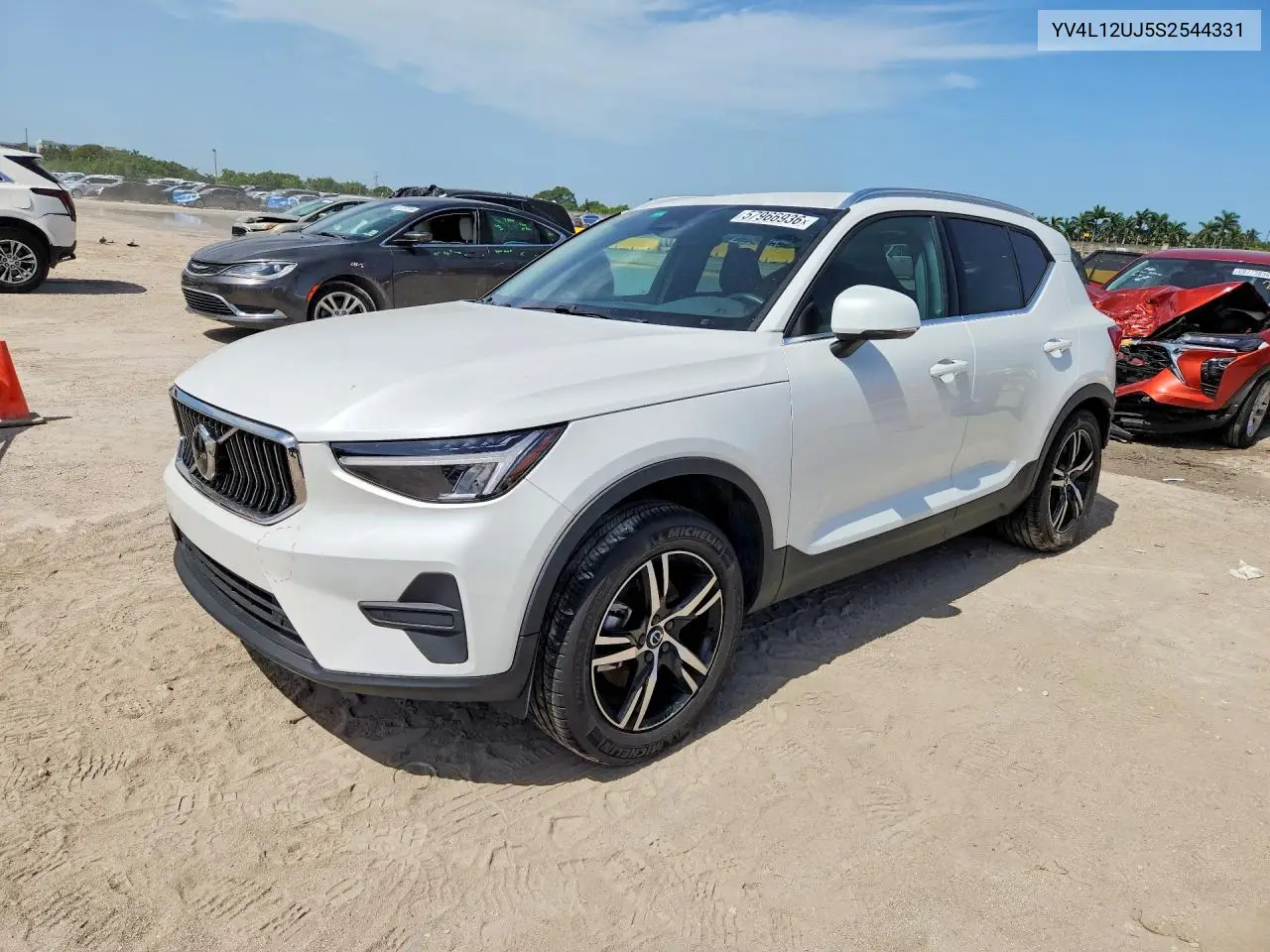 2025 Volvo Xc40 Core VIN: YV4L12UJ5S2544331 Lot: 57966936