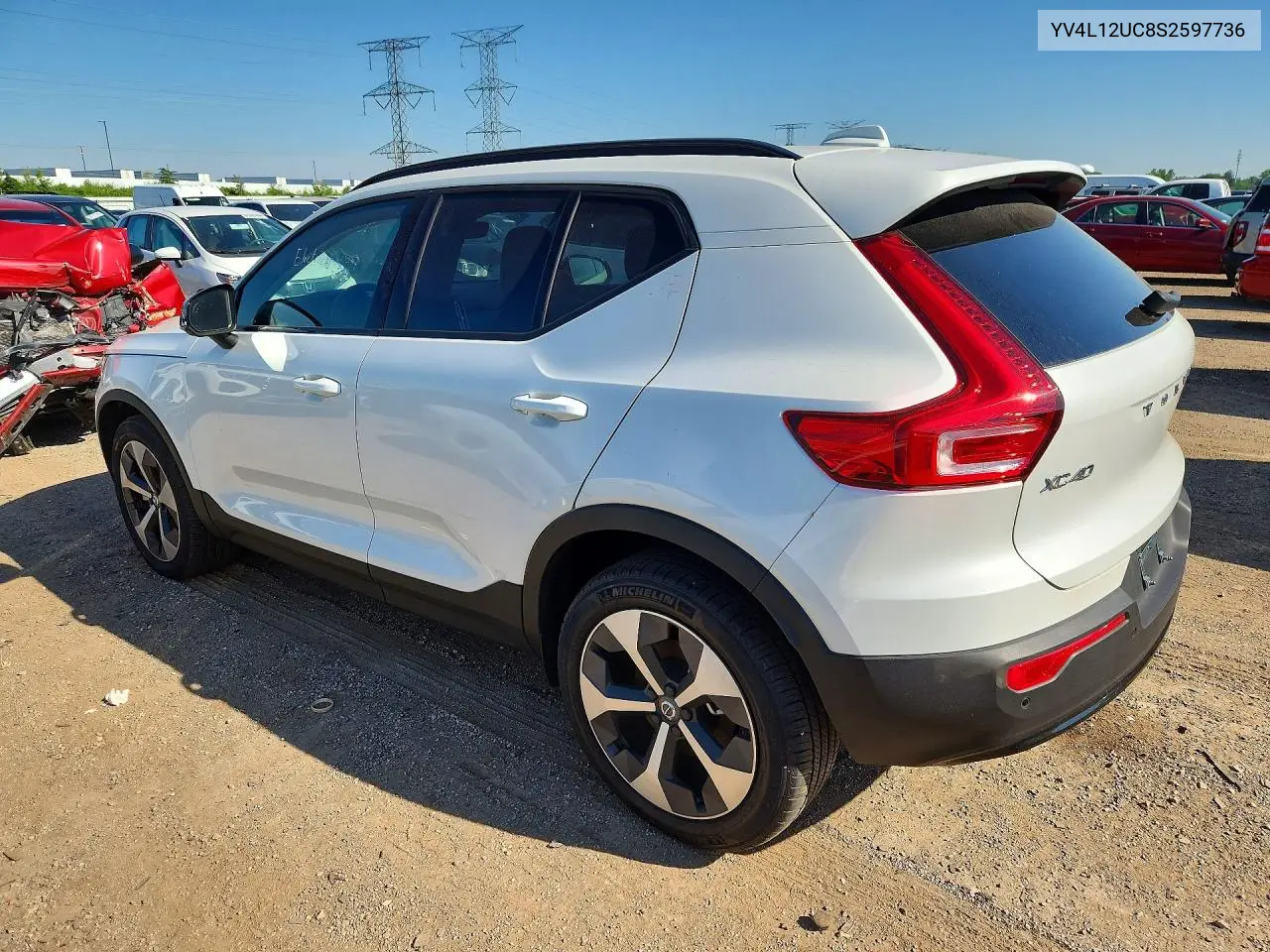 2025 Volvo Xc40 Plus VIN: YV4L12UC8S2597736 Lot: 59174836