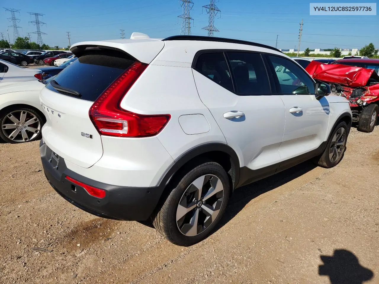 2025 Volvo Xc40 Plus VIN: YV4L12UC8S2597736 Lot: 59174836