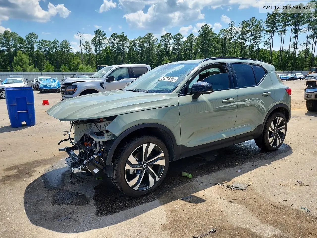 2025 Volvo Xc40 Plus VIN: YV4L12UC6S2605977 Lot: 59261206