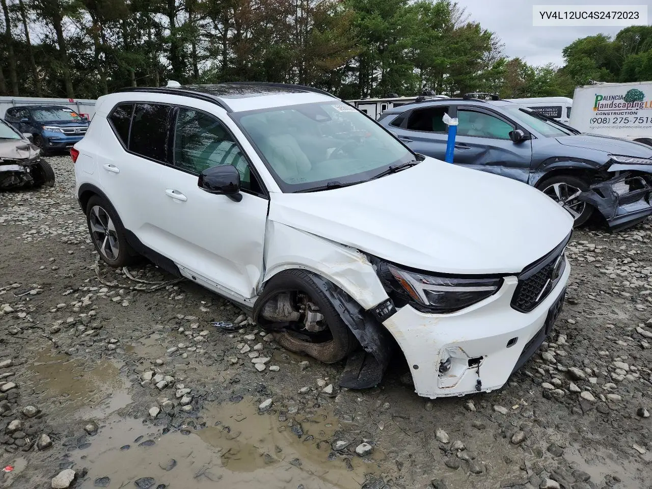 2025 Volvo Xc40 Plus VIN: YV4L12UC4S2472023 Lot: 59590026