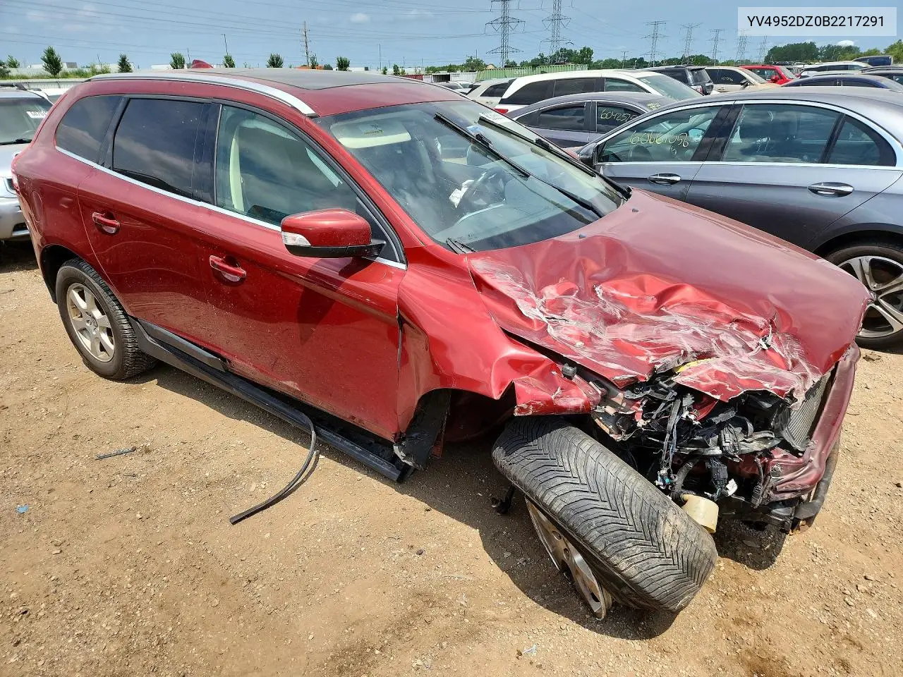 2011 Volvo Xc60 3.2 VIN: YV4952DZ0B2217291 Lot: 60398866