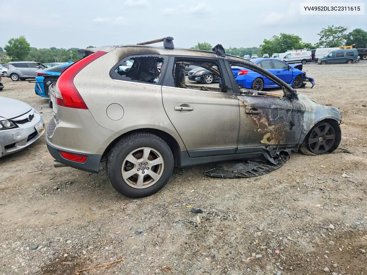 2012 Volvo Xc60 3.2 VIN: YV4952DL3C2311615 Lot: 60642806