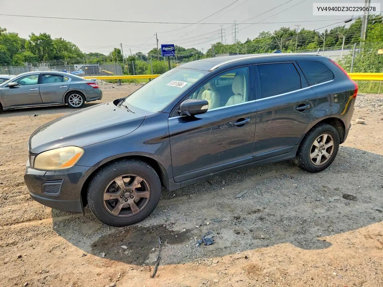 2012 Volvo Xc60 3.2 VIN: YV4940DZ3C2290678 Lot: 61317666