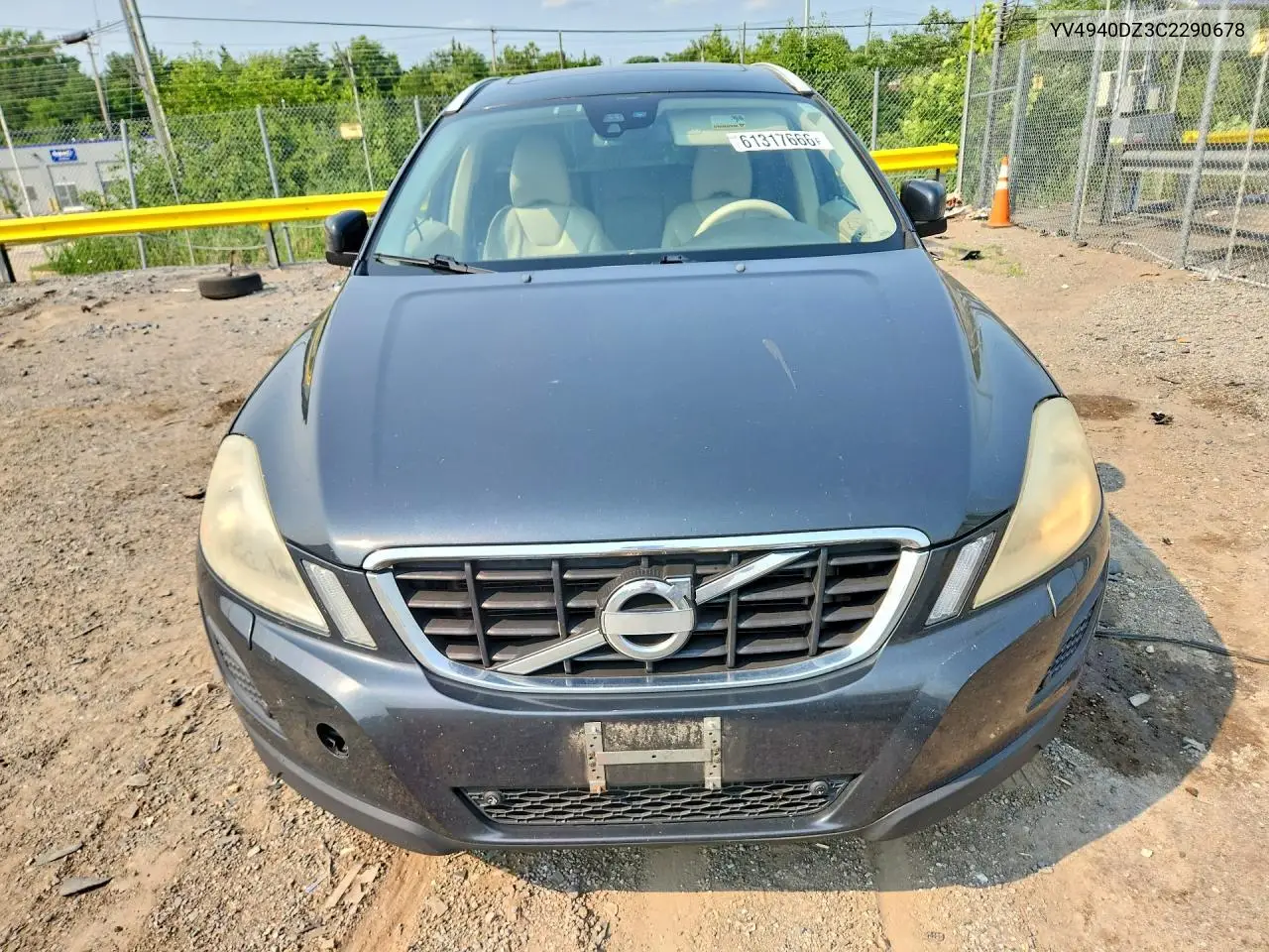 2012 Volvo Xc60 3.2 VIN: YV4940DZ3C2290678 Lot: 61317666
