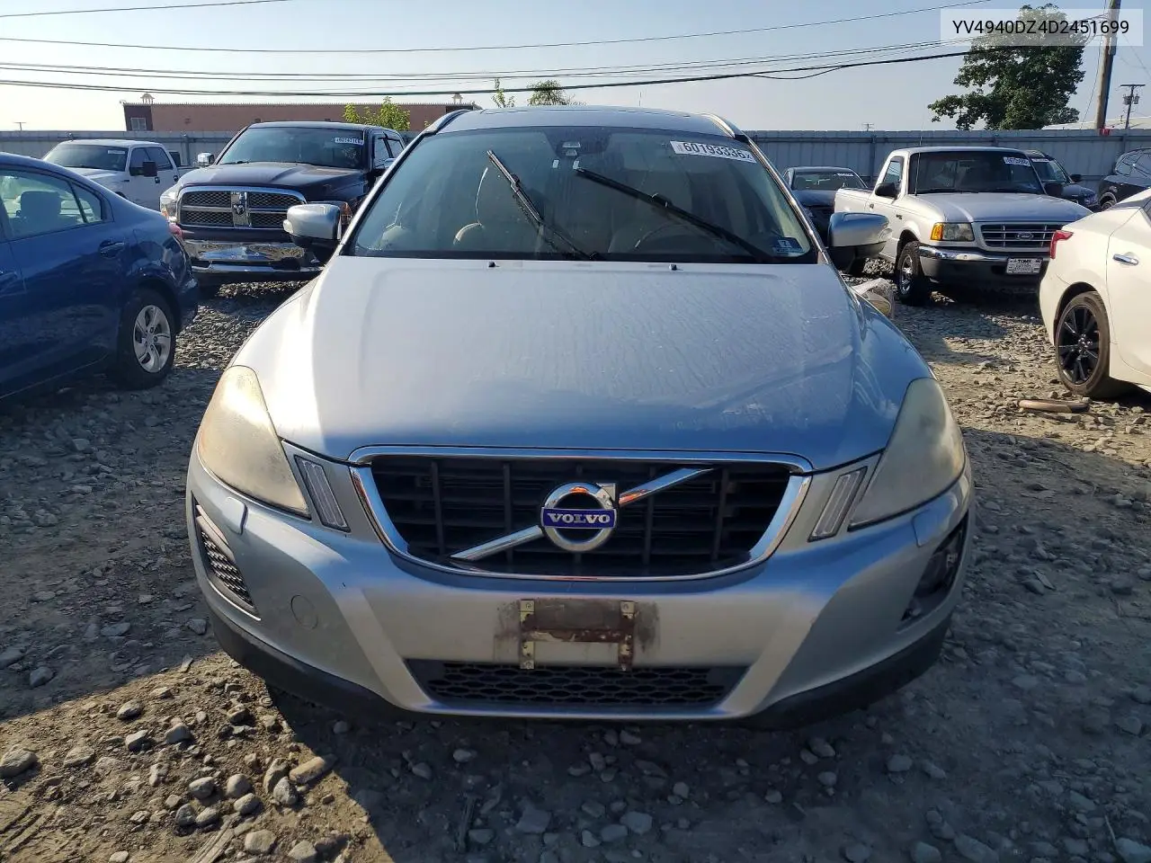 2013 Volvo Xc60 3.2 VIN: YV4940DZ4D2451699 Lot: 60193336