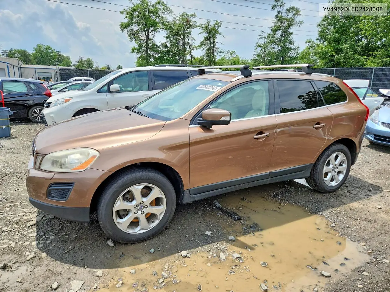 2013 Volvo Xc60 3.2 VIN: YV4952DL6D2428008 Lot: 60648366