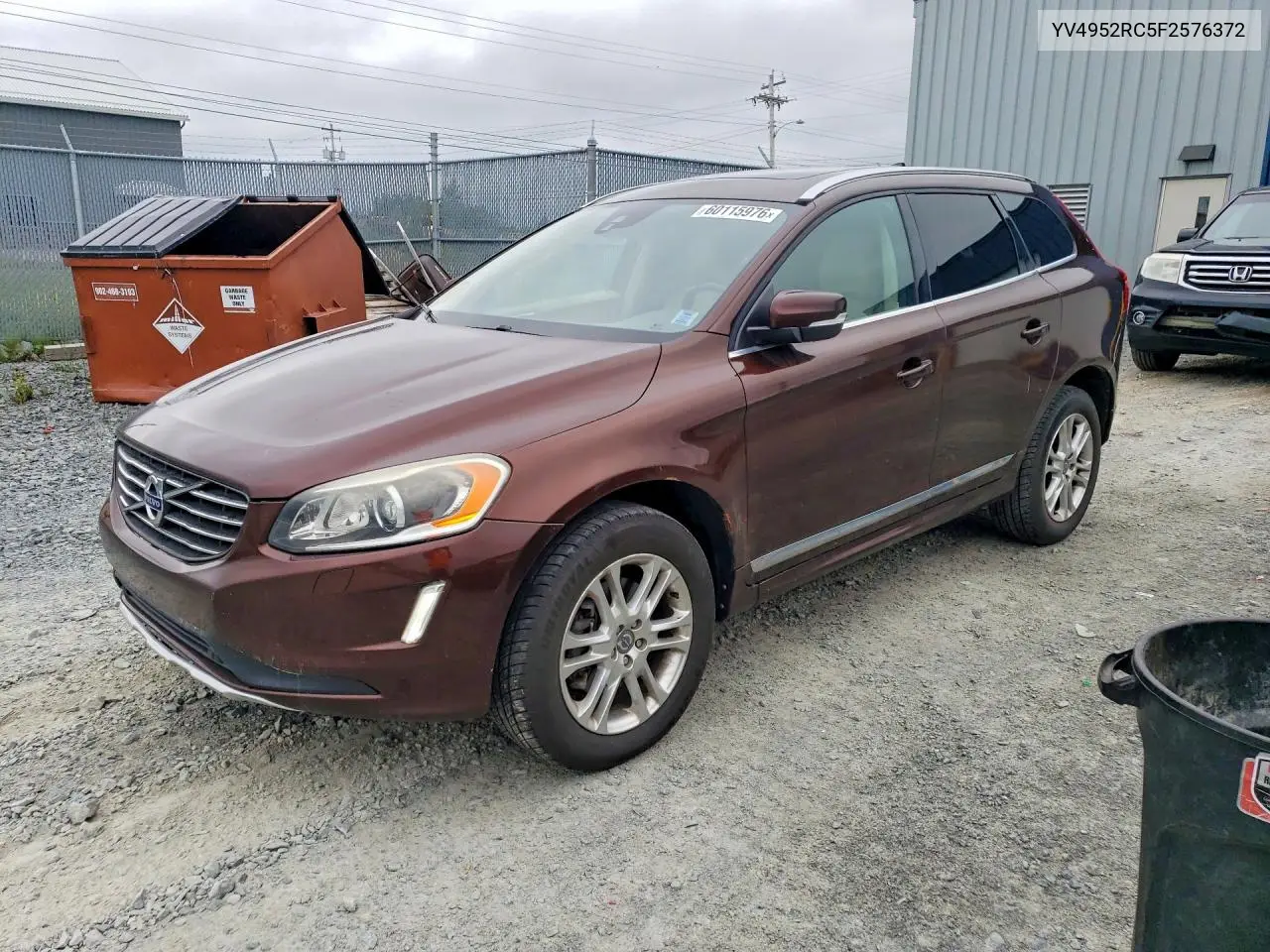 2015 Volvo Xc60 3.2 Premier + VIN: YV4952RC5F2576372 Lot: 60115976