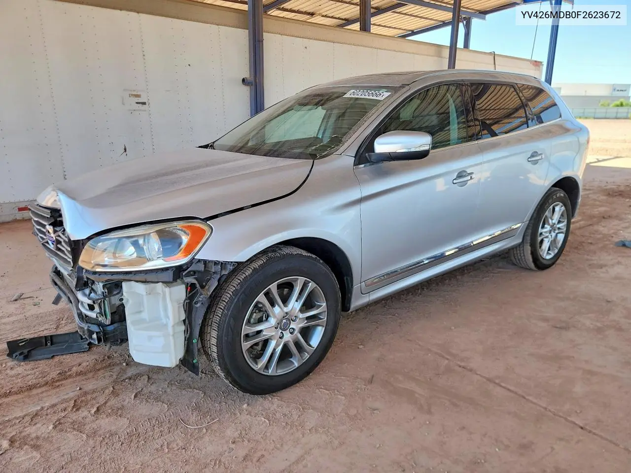 2015 Volvo Xc60 T5 Premier VIN: YV426MDB0F2623672 Lot: 60205666