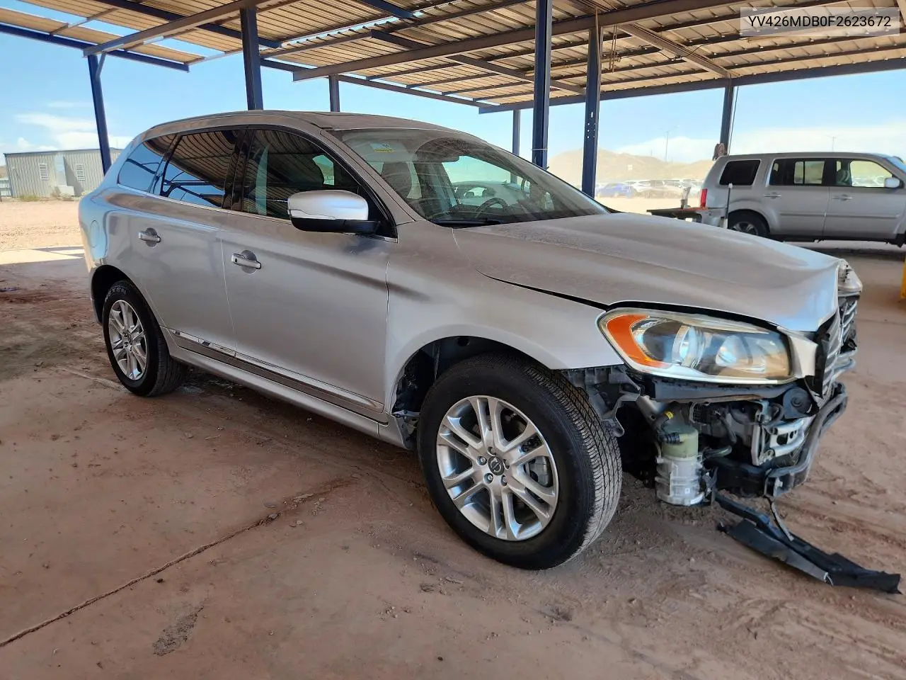 2015 Volvo Xc60 T5 Premier VIN: YV426MDB0F2623672 Lot: 60205666