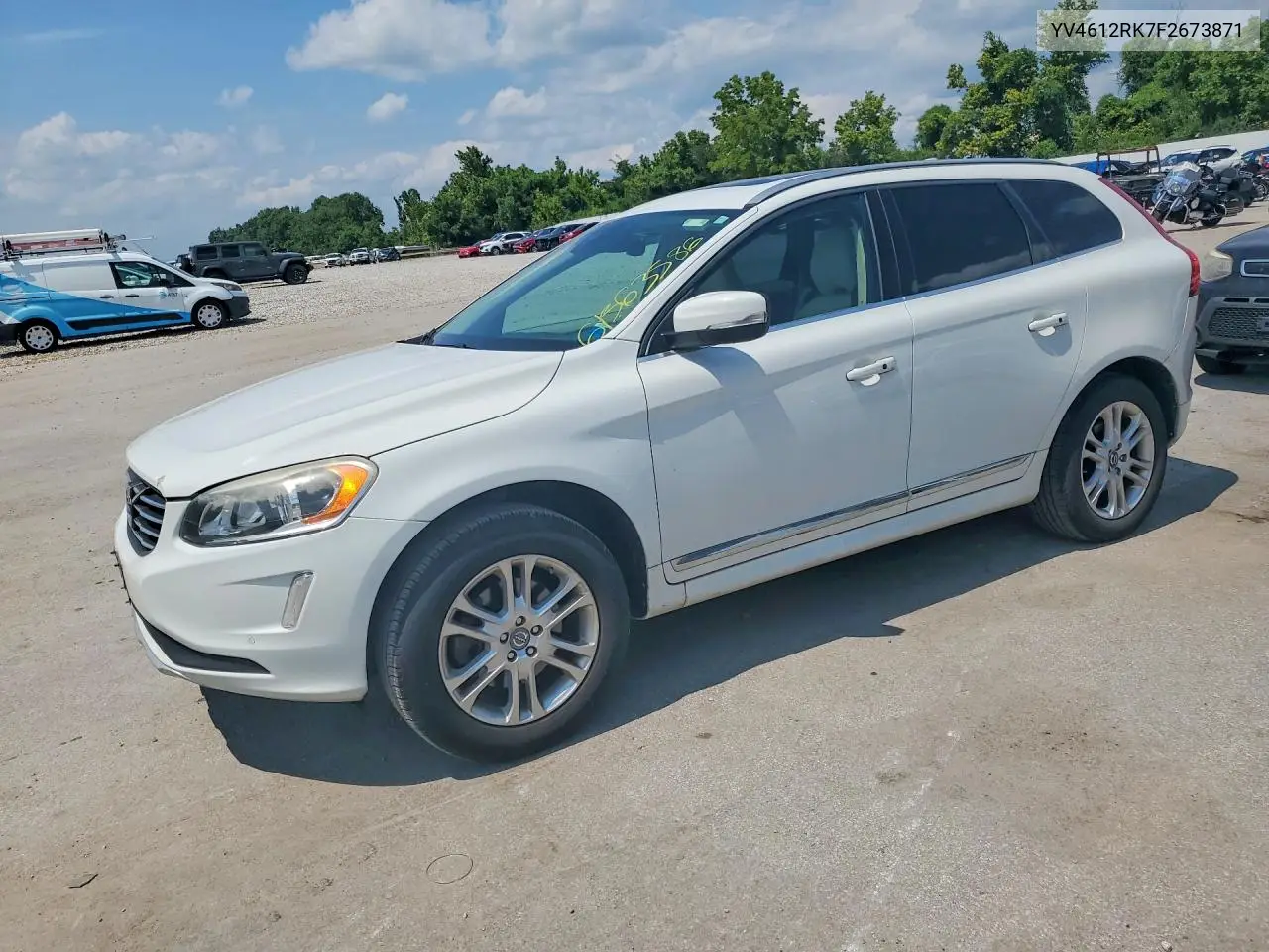 2015 Volvo Xc60 T5 Premier VIN: YV4612RK7F2673871 Lot: 61563586
