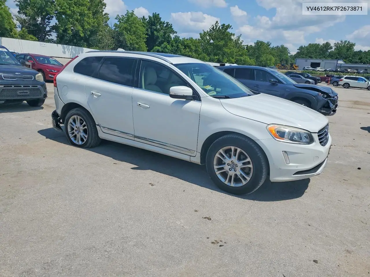 2015 Volvo Xc60 T5 Premier VIN: YV4612RK7F2673871 Lot: 61563586