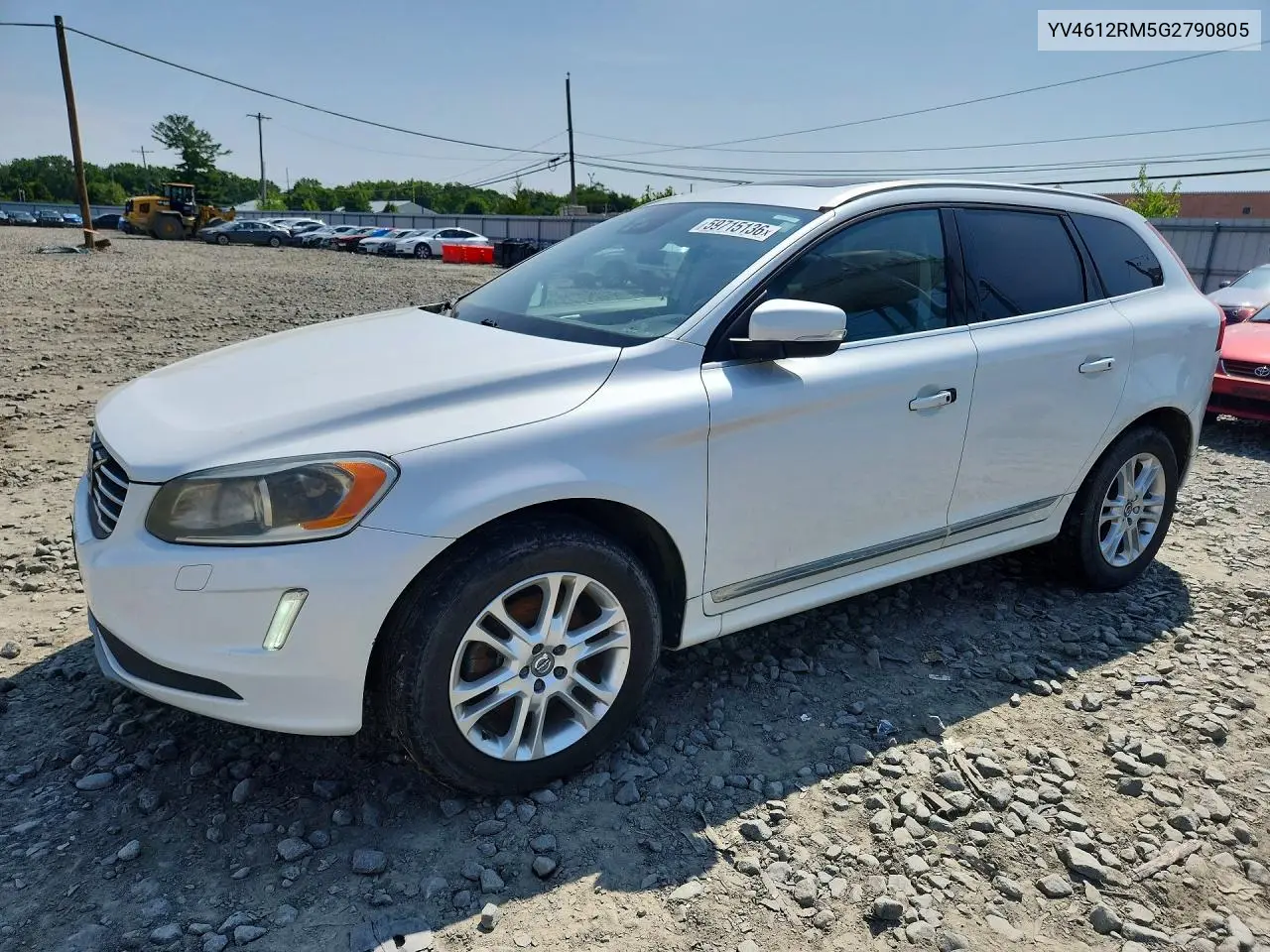 2016 Volvo Xc60 T5 Platinum VIN: YV4612RM5G2790805 Lot: 59715136