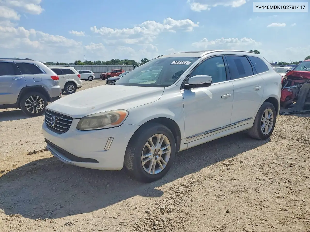 2016 Volvo Xc60 T5 Premier VIN: YV440MDK1G2781417 Lot: 59837376
