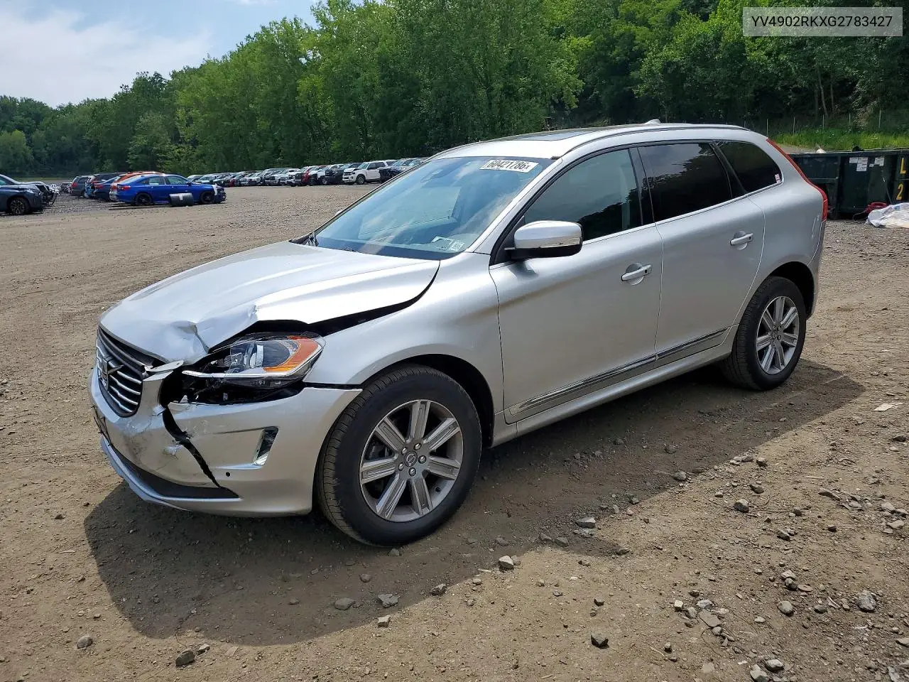 2016 Volvo Xc60 T6 Premier VIN: YV4902RKXG2783427 Lot: 60421786