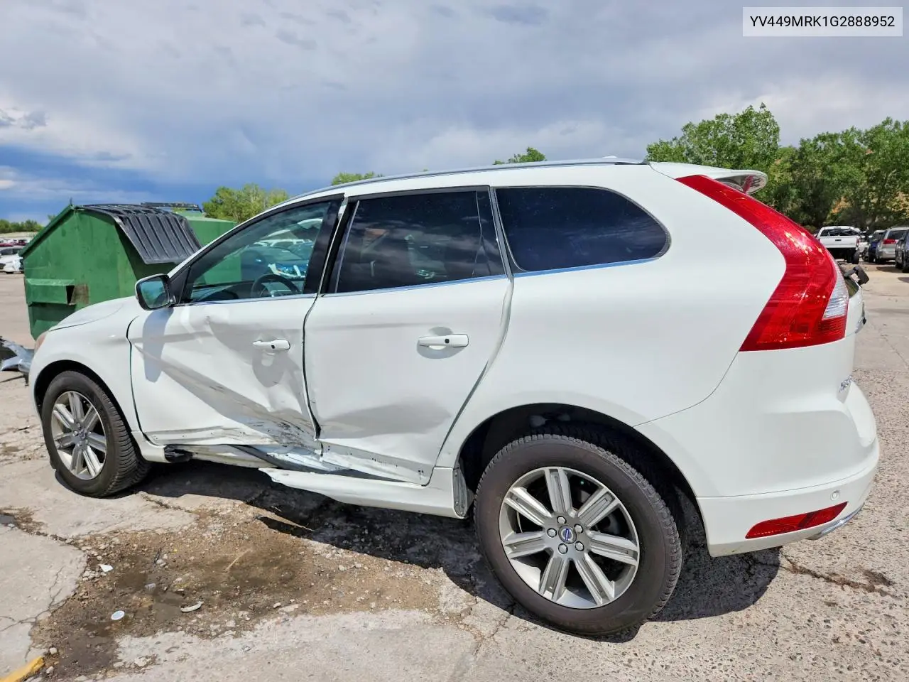 2016 Volvo Xc60 T6 Premier VIN: YV449MRK1G2888952 Lot: 60490266
