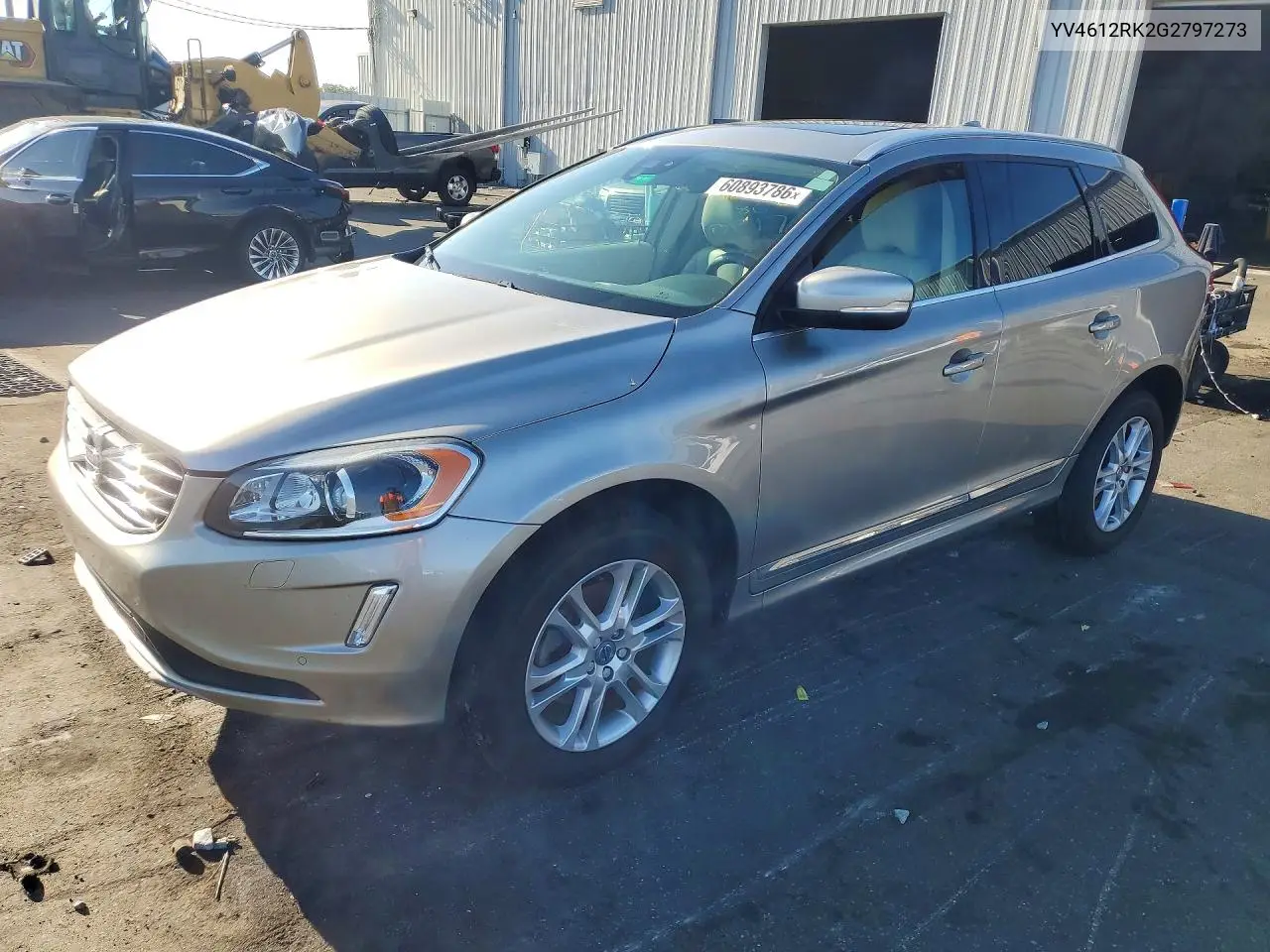 2016 Volvo Xc60 T5 Premier VIN: YV4612RK2G2797273 Lot: 60893786