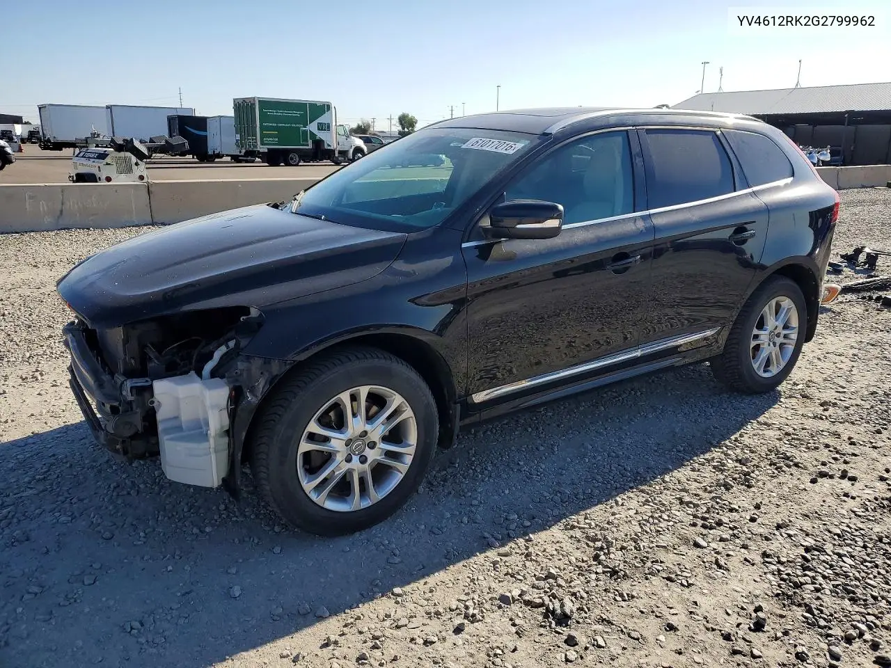 2016 Volvo Xc60 T5 Premier VIN: YV4612RK2G2799962 Lot: 61017016