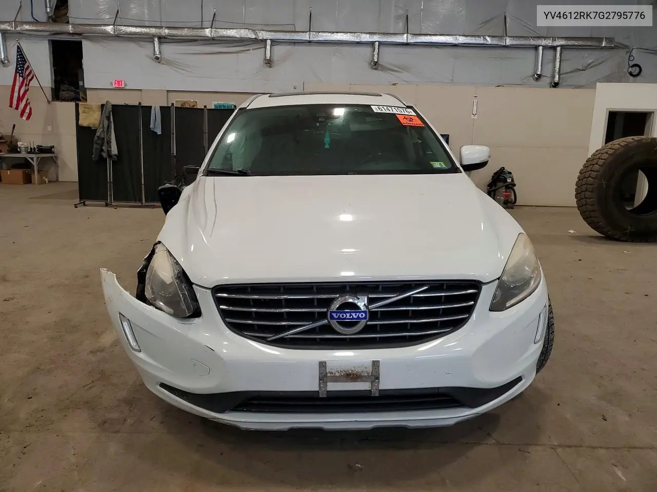 2016 Volvo Xc60 T5 Premier VIN: YV4612RK7G2795776 Lot: 61471576