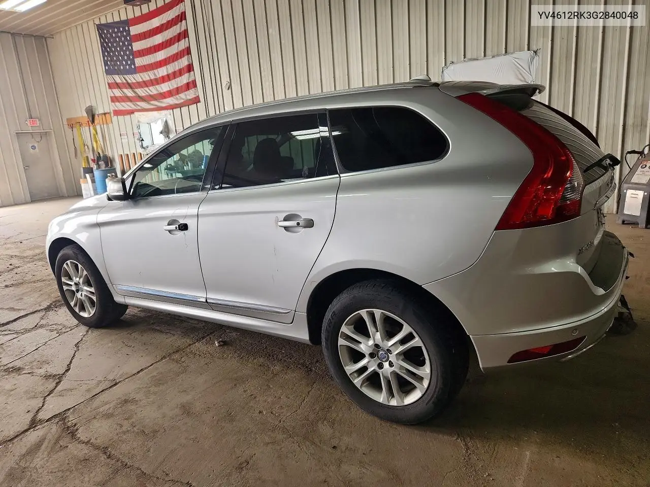 2016 Volvo Xc60 T5 Premier VIN: YV4612RK3G2840048 Lot: 61519216