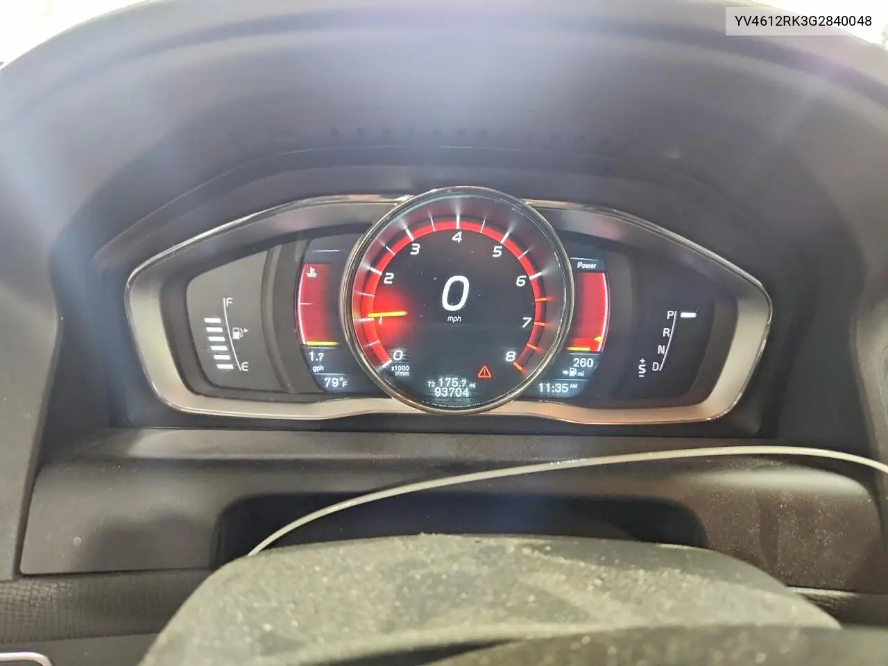 2016 Volvo Xc60 T5 Premier VIN: YV4612RK3G2840048 Lot: 61519216