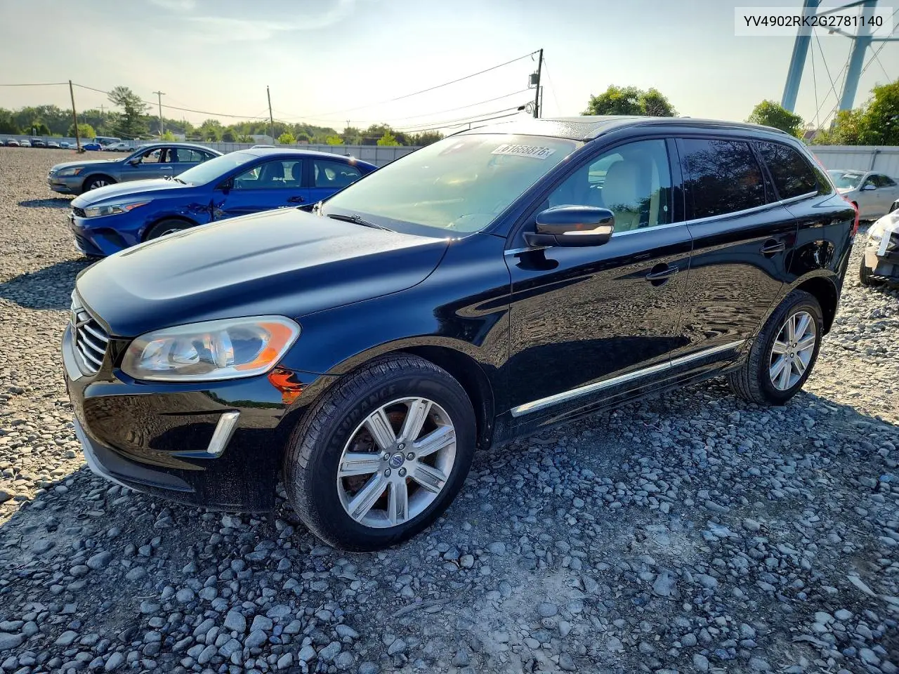 2016 Volvo Xc60 T6 Premier VIN: YV4902RK2G2781140 Lot: 61668876