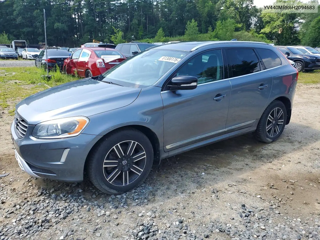 2017 Volvo Xc60 T5 Dynamic VIN: YV440MRR6H2094683 Lot: 61366176