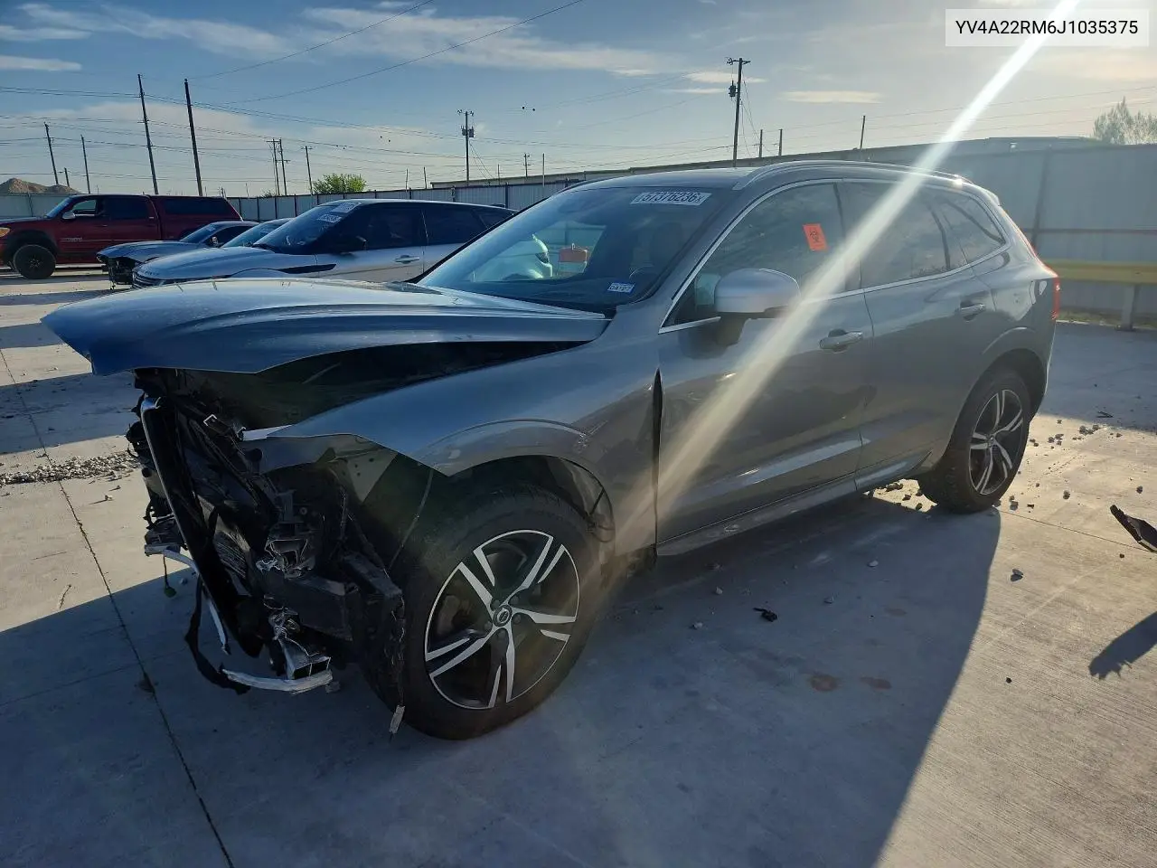 2018 Volvo Xc60 T6 R-Design VIN: YV4A22RM6J1035375 Lot: 57376236