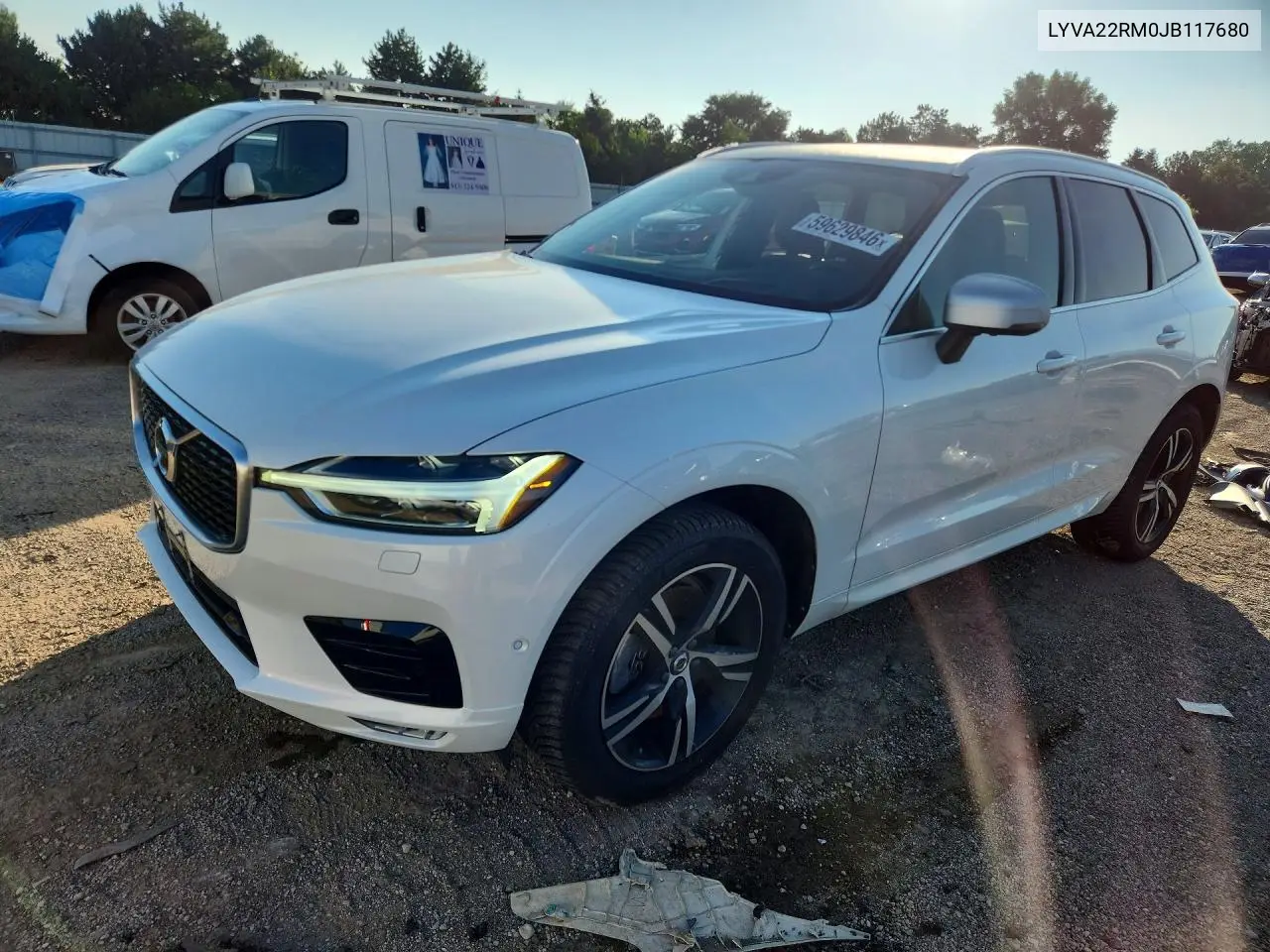 2018 Volvo Xc60 T6 R-Design VIN: LYVA22RM0JB117680 Lot: 59629846