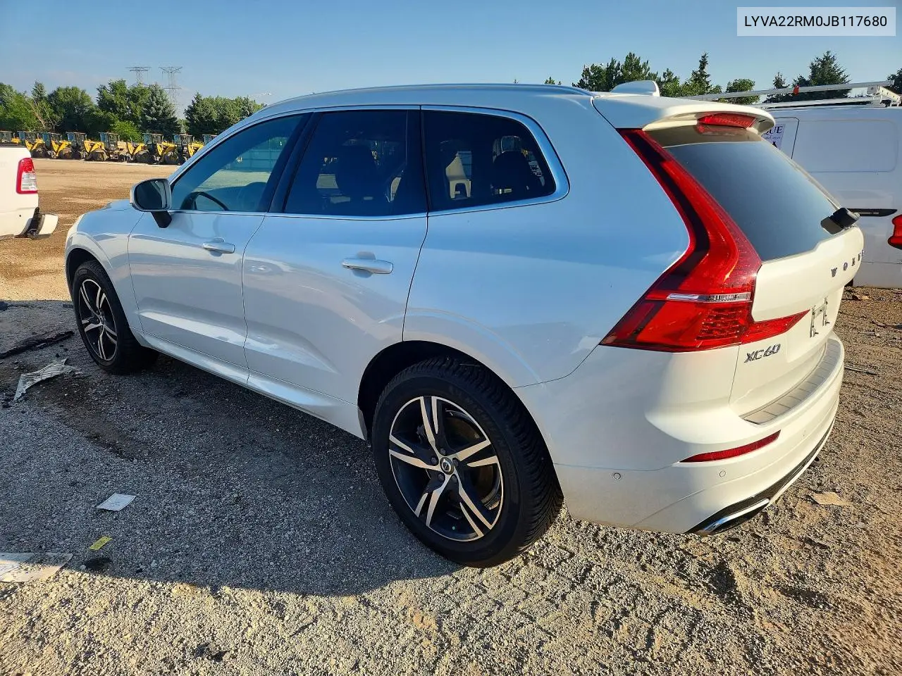 2018 Volvo Xc60 T6 R-Design VIN: LYVA22RM0JB117680 Lot: 59629846