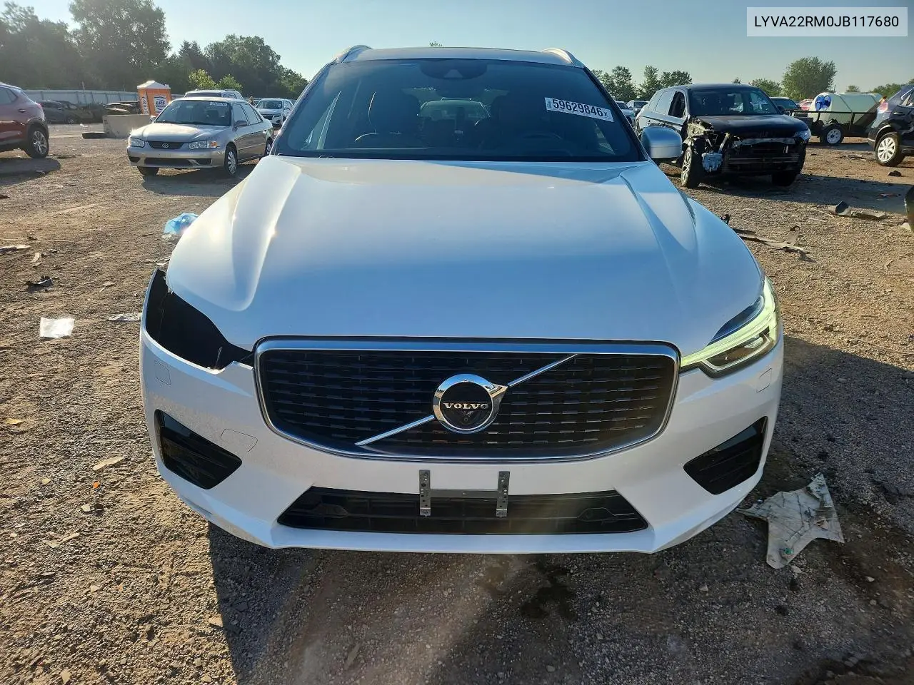 2018 Volvo Xc60 T6 R-Design VIN: LYVA22RM0JB117680 Lot: 59629846